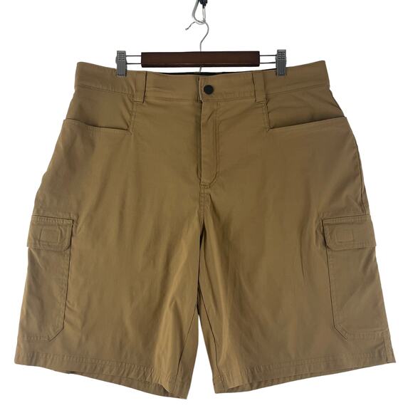 ORVIS Men’s Cargo Shorts SZ 38 Tan Stretch GUC💗 - Picture 1 of 11